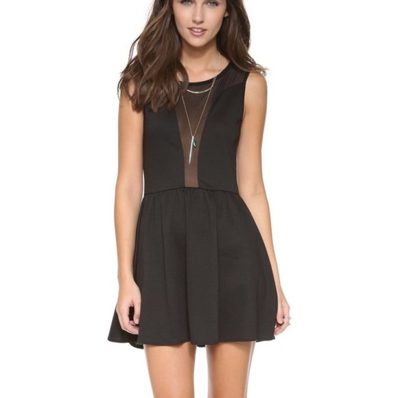 For Love And Lemons Dresses & Skirts - For love and lemons black lulu skater dress